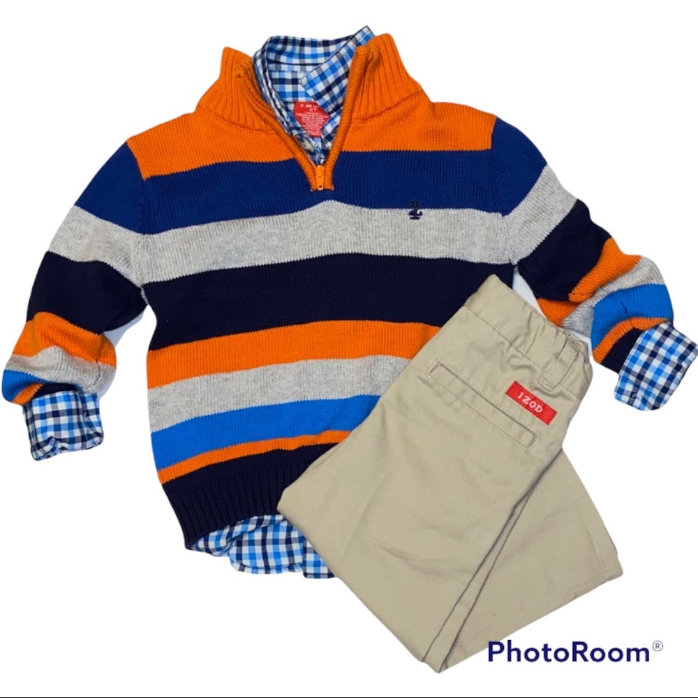 IZOD Toddler Boys 3 Piece Pant Set